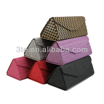 folding eyeglasses case leather